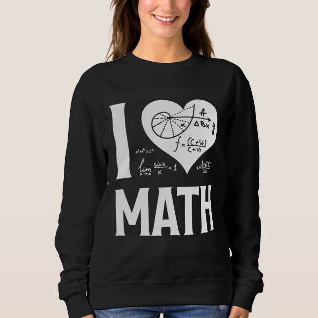Moletom I Love Math  2 (Frente)