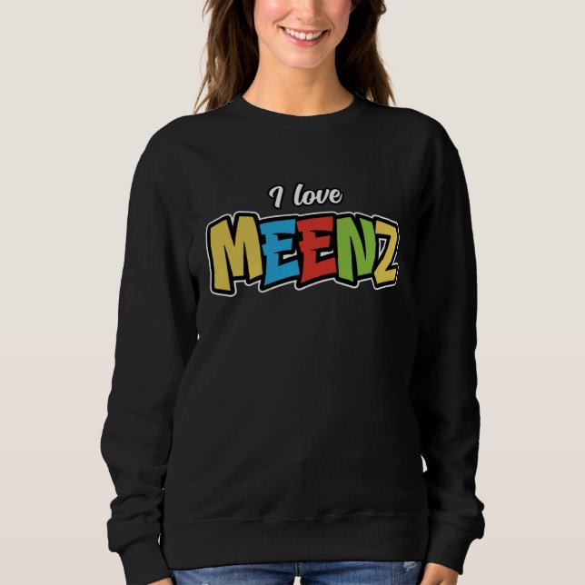 Moletom I love Meenz Colorful carnival  1 (Frente)