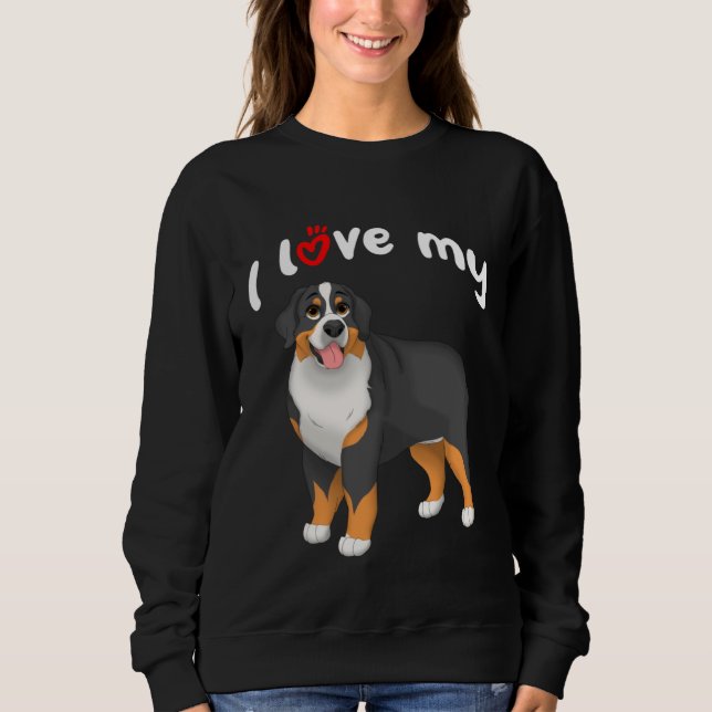 Moletom I Love My Bernese Mountain Dog (Frente)
