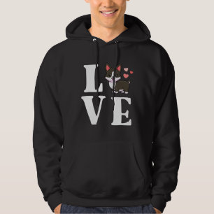 Moletom I Love My Black Brindle Corgi Women Dog Mama