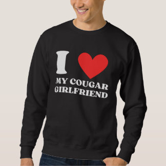 Moletom I Love My Cougar Girlfriend I Heart My Cougar Gf