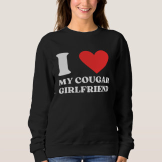 Moletom I Love My Cougar Girlfriend I Heart My Cougar Gf