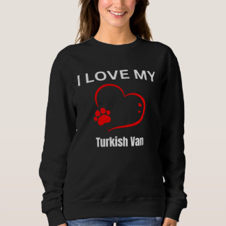 Moletom I love my turkish van breed cat Cat