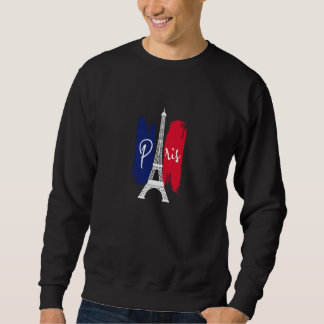 Moletom I Love Paris Clothing Eiffel Tower France Flag