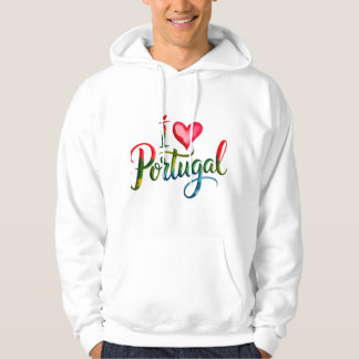 Moletom I Love Portugal Hoodie – Portuguese Gift, Lisbon &