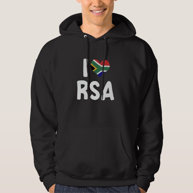 Moletom I Love RSA Republic of South Africa South African  (Frente)
