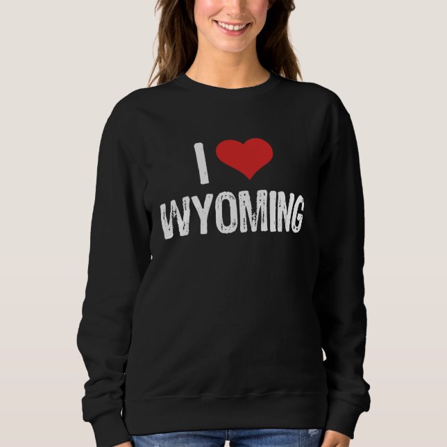 Moletom I Love Wyoming (Frente)