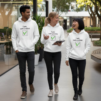 Moletom “I’m Not a Robot” Hoodie