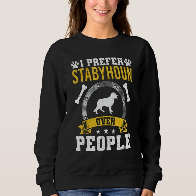 Moletom I Prefer Stabyhoun Over People Dog (Frente)
