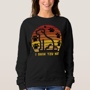 Moletom I Shih Tzu Not Dog Adult Humor Graphic Novelt