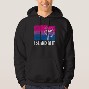 Moletom I Stand Bi It Bisexual Pride Fist Rainbow Flag Bi