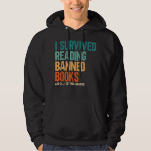 Moletom I Survived Reading Banned Books Book Lover Bookaho
