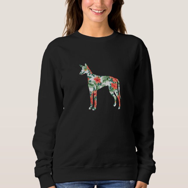 Moletom Ibizan Hound Aloha Hawaiian Dog (Frente)