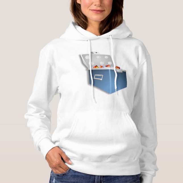 Moletom Ice Cooler Womens Hoodie (Frente)