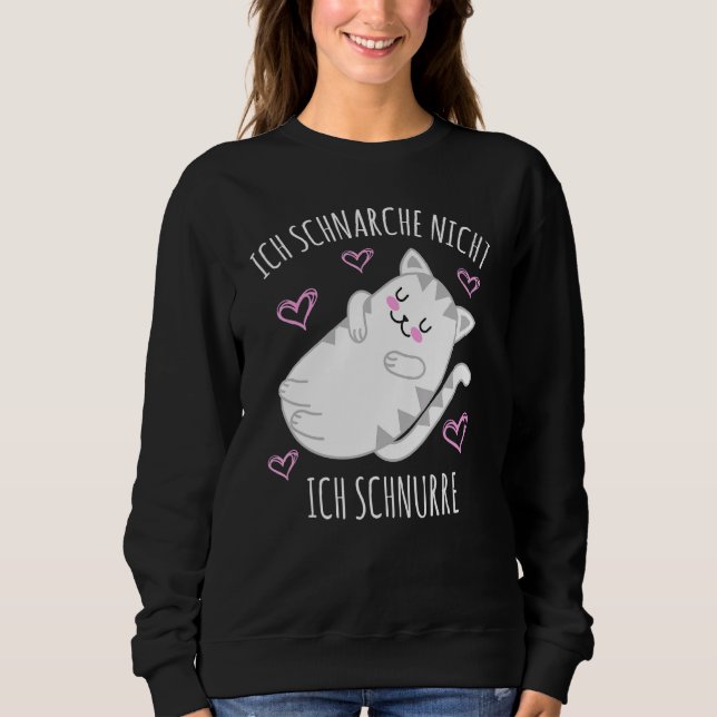 Moletom Ich Schnarche Nicht Ich Schbabre Dizendo Dormir Py (Frente)