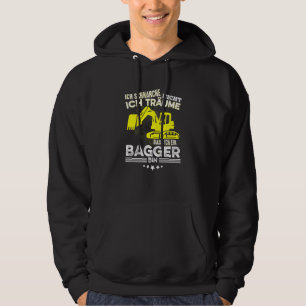 Moletom Ich Schnarche Nicht Ich Träume Dass Ich Ein Digger