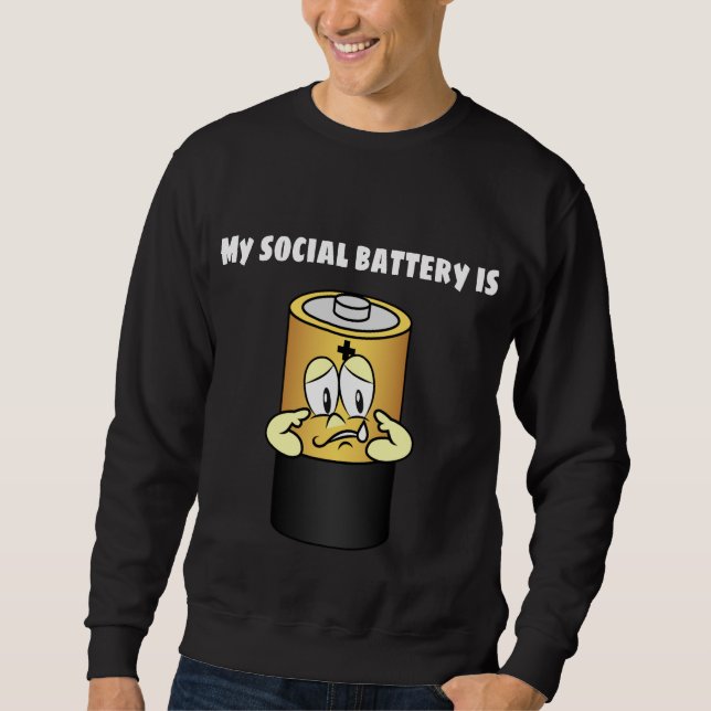 Moletom Ícone de Bateria (Frente)