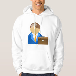 Moletom Ícone de Empresário Profissional com Pasta