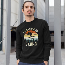 Moletom I'd Rather be Skiing, Funny skier