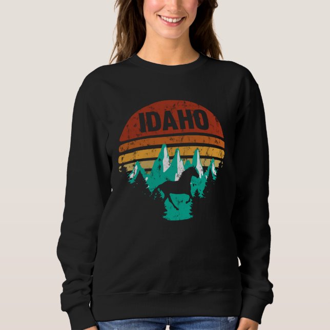 Moletom Idaho Mountains  For Resident Tourist And Visitor (Frente)