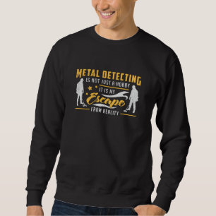 Moletom Ideia do Presente Detector Dourado Detector Detect