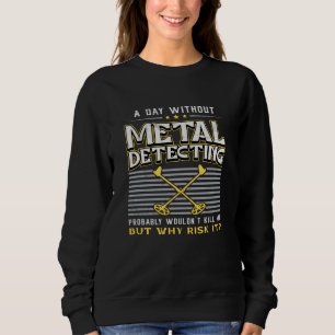 Moletom Ideia Dourada de presente do detector de detecção 