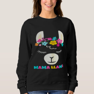 Moletom Ideia para mães de Llama que amam alpaca