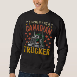 Moletom Identifico-Me Como Um Transportador Canadense Supp