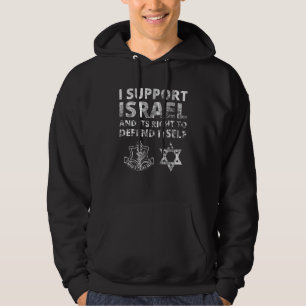 Moletom IDF Grunge - Apoio Israel e o seu direito a Def