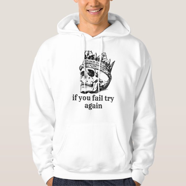 Moletom If you fail try again, sweatshirts (Frente)