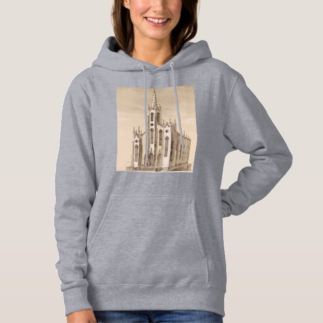 Moletom Igreja santo Nicholas em Nova Iorque (Frente)