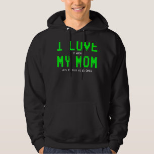Moletom Ii Ama Meu Jogador De Mamãe Para Vídeo De Adolesce