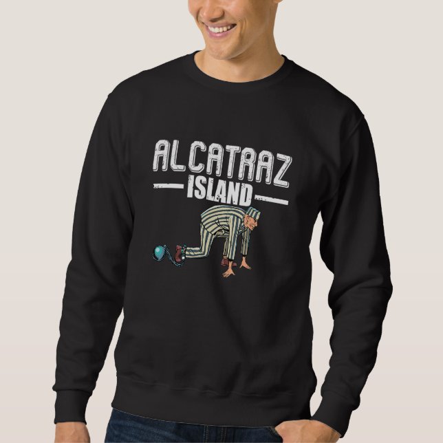 Moletom Ilha Alcatraz Da Prisão Da Baía De São Francisco (Frente)