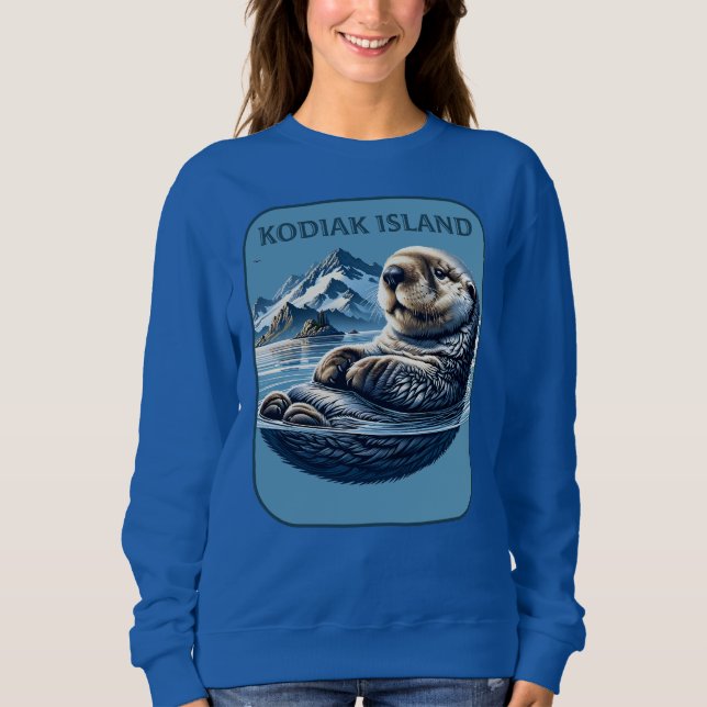 Moletom Ilha Kodiak Sea Otter Alaska (Frente)