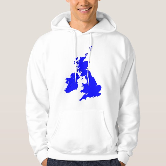 Moletom Ilhas Britânicas em Azul (Frente)