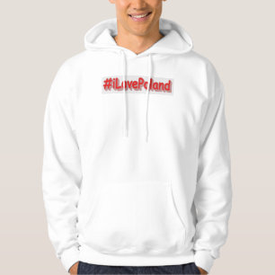 Moletom "#iLovePoland" Design bonito. Compre agora