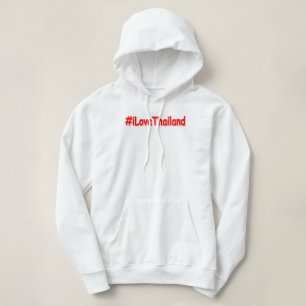 Moletom "#iLoveThailand" Design bonito. Comprar Agora