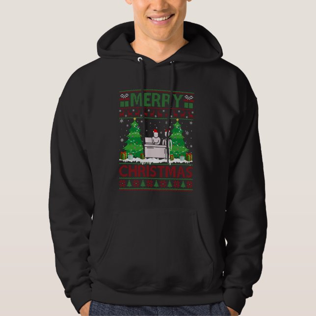 Moletom Iluminação Feia da Árvore de Natal Mais Suave Ment (Frente)