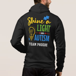 Moletom Ilumine a Consciência sobre o Autismo Equipe de Co