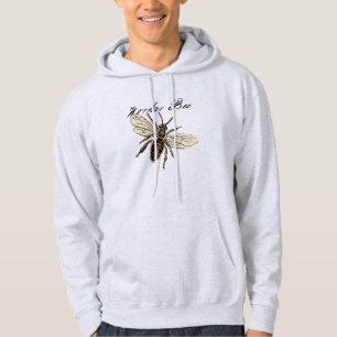Moletom Ilustração Antiga de Abelha Operária em Estilo Ant