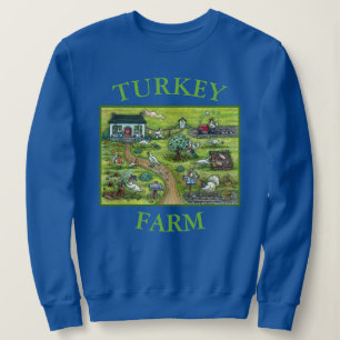 MOLETOM ILUSTRAÇÃO DA FAZENDA NA TURQUIA, AGRADECIMENTO ÀS