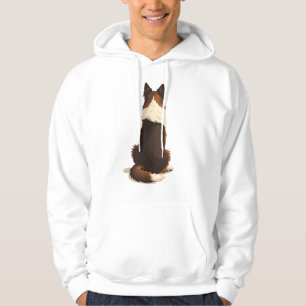 Moletom Ilustração de cachorro Border Collie vintage por t