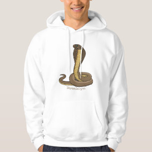Moletom Ilustração de cobra da cobra castanha
