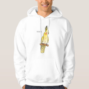 Moletom Ilustração de desenho animado de aves Cockatiel