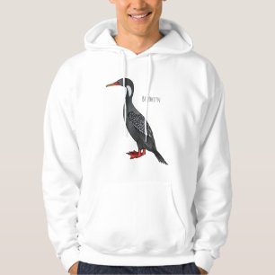 Moletom Ilustração de desenho animado de aves corvos-verme