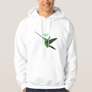 Moletom Ilustração de desenho animado de beija-flor-espada