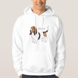 Moletom Ilustração de desenho animado de cão de cão de cão