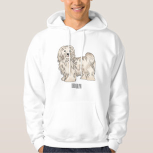 Moletom Ilustração de desenho animado de cão Havanês