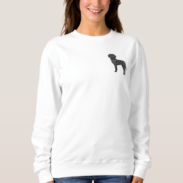 Moletom Ilustração de desenho animado de cão Labrador Retr (Frente)