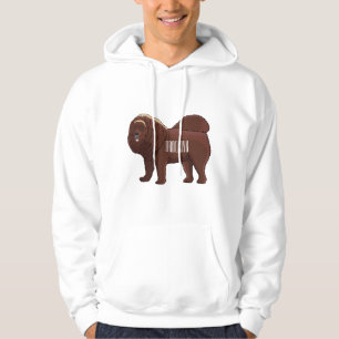 Moletom Ilustração de desenho animado de cão Mastiff Tibet